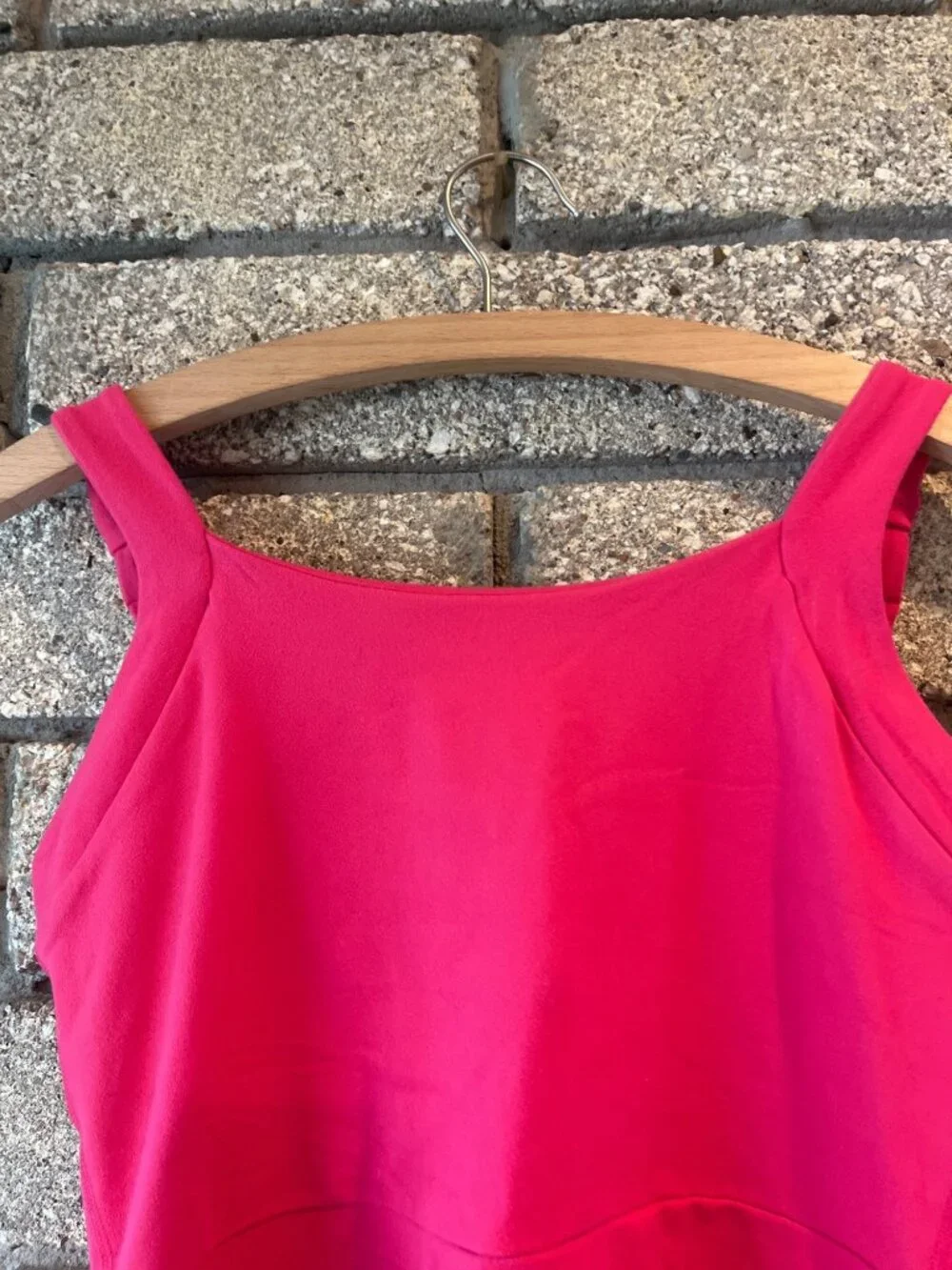Kate Spade & Beyond Yoga Pink Sleeveless A-Line Dress With Thick Straps Womens S